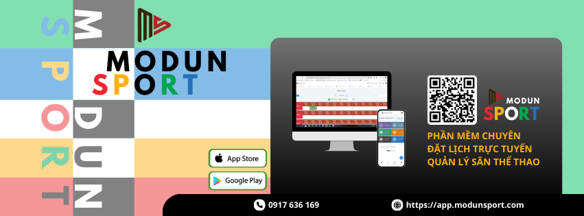 Bảng giá phần mềm quản lý sân thể thao ModunSport
