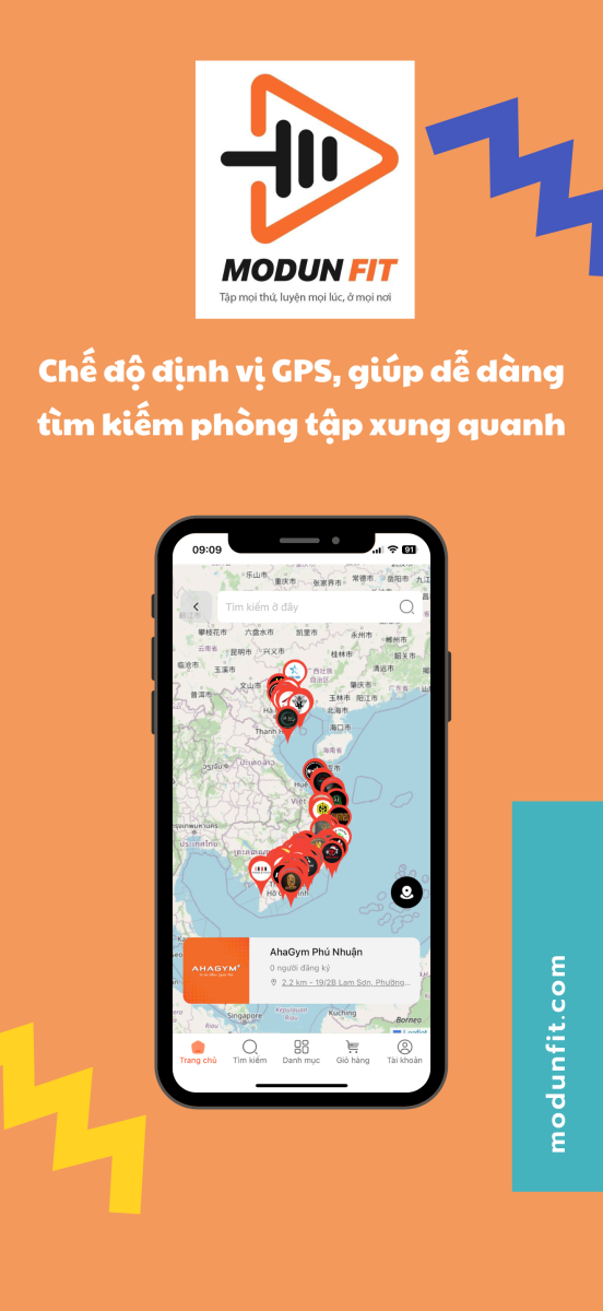 ModunFit Ra Mắt App Tìm kiếm phòng tập và đặt lịch tập trên Apple Store & Google Play