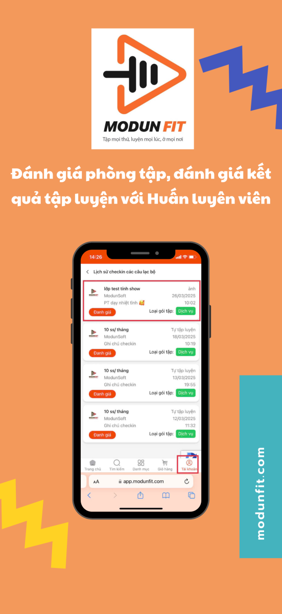 ModunFit Ra Mắt App Tìm kiếm phòng tập và đặt lịch tập trên Apple Store & Google Play