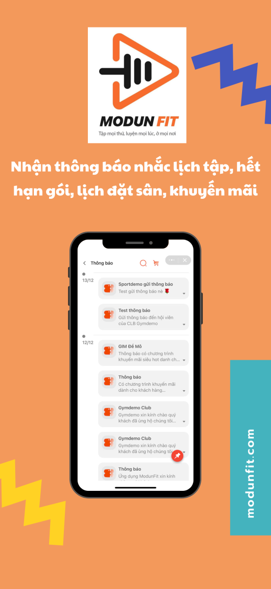 ModunFit Ra Mắt App Tìm kiếm phòng tập và đặt lịch tập trên Apple Store & Google Play