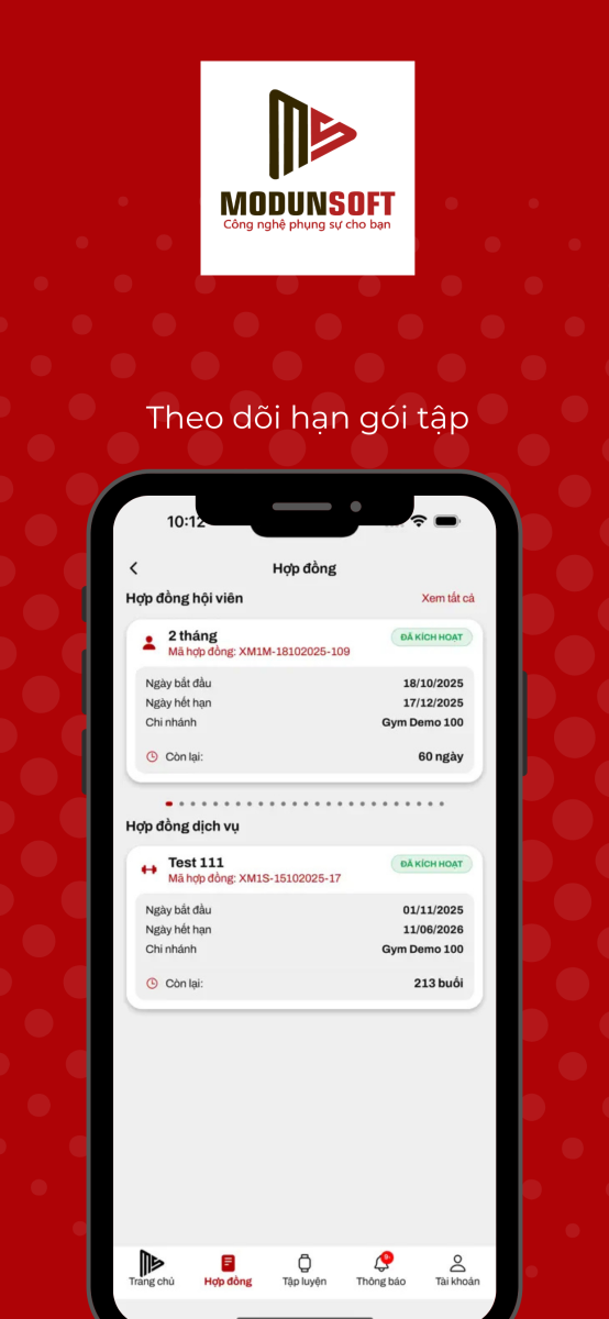 App Hội Viên Miễn Phí Khi Sử Dụng Phần Mềm Gym Modun: Nâng Tầm Trải Nghiệm & Tối Ưu Vận Hành