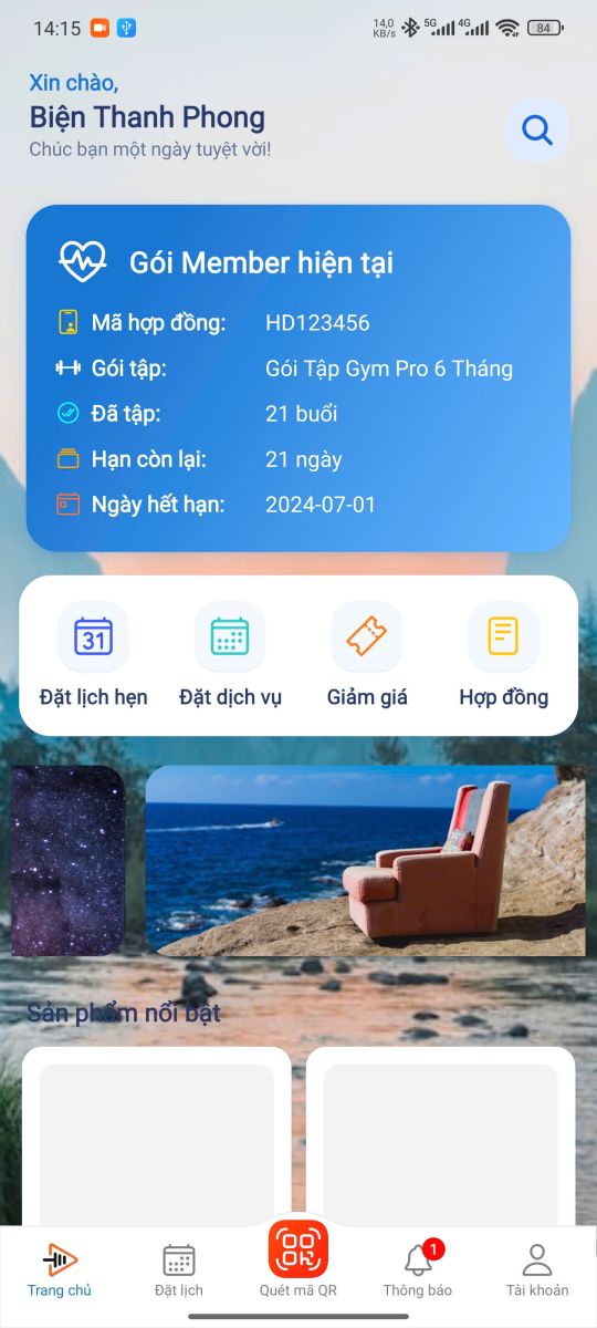 App Hội Viên Dành Riêng Cho Phòng Tập – Tích Hợp Toàn Diện Với Phần Mềm Gym Modun