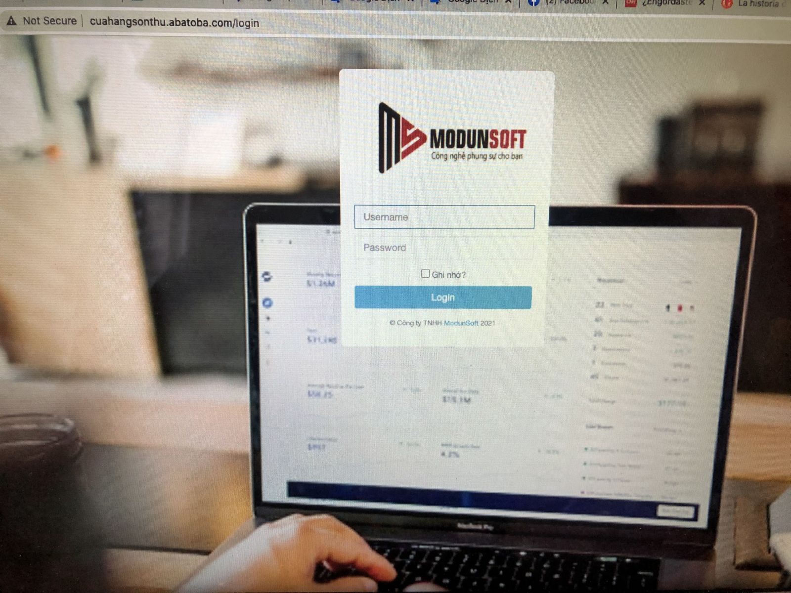 Phần mềm quản lý bán hàng Bách hóa Sơn Thu