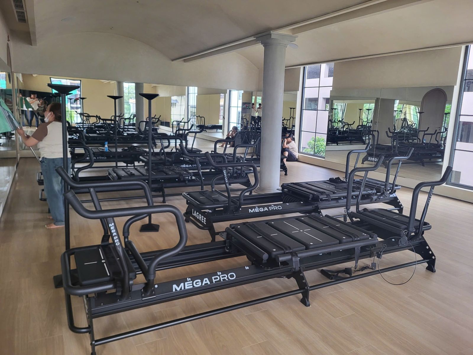 Modun triển khai phần mềm quản lý gym ModunGym, Máy chấm công checkin Face Id, và app hội viên, cho phòng tập Lagree Việt Nam tại TP.Hồ Chí Minh.
