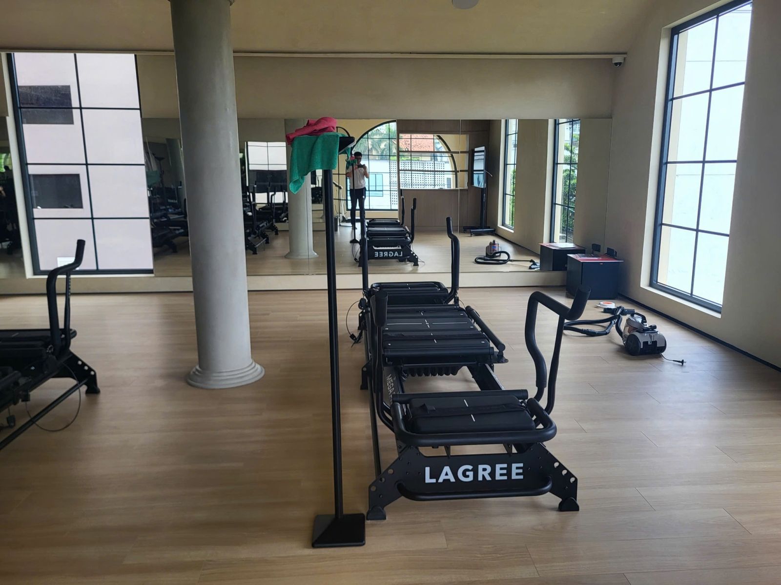 Modun triển khai phần mềm quản lý gym ModunGym, Máy chấm công checkin Face Id, và app hội viên, cho phòng tập Lagree Việt Nam tại TP.Hồ Chí Minh.