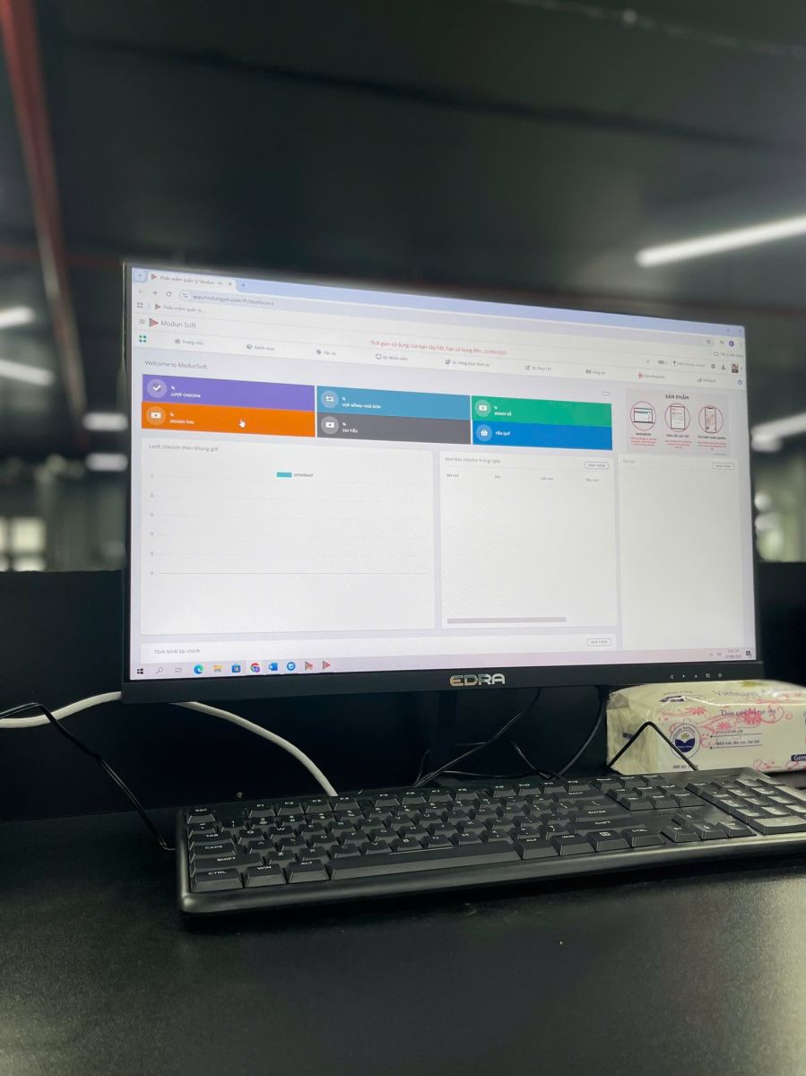 Modun triển khai phần mềm quản lý gym ModunGym, Máy chấm công checkin Face Id, và app hội viên, cho phòng tập HOD Fitness Center tại Nghệ An.
