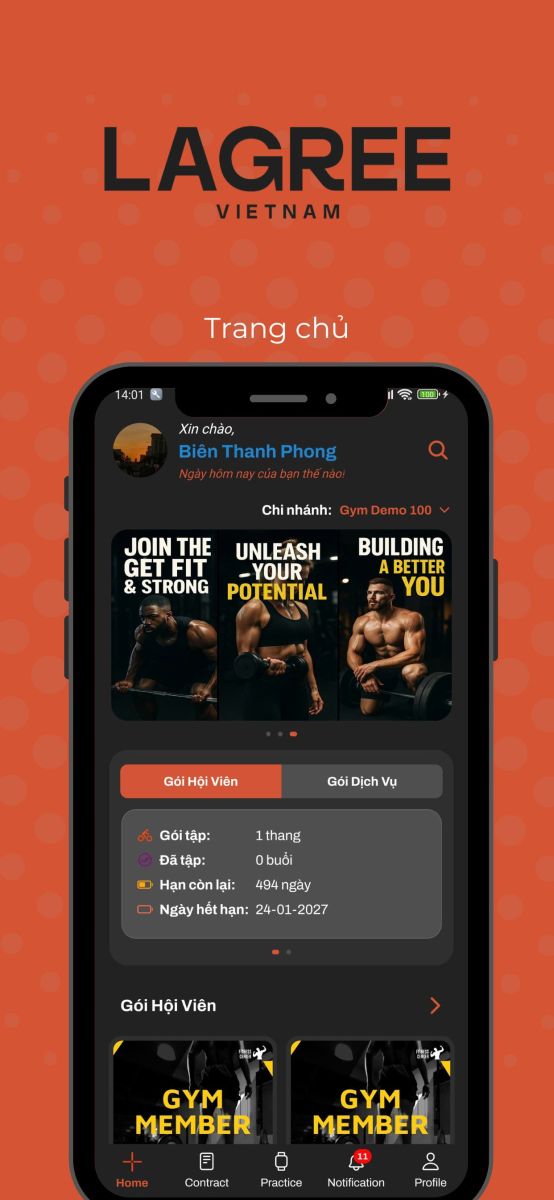 Ra Mắt App Hội Viên Thương Hiệu Riêng Cho Lagree Vietnam: Bước Tiến Mới Trong Quản Lý Thành Viên