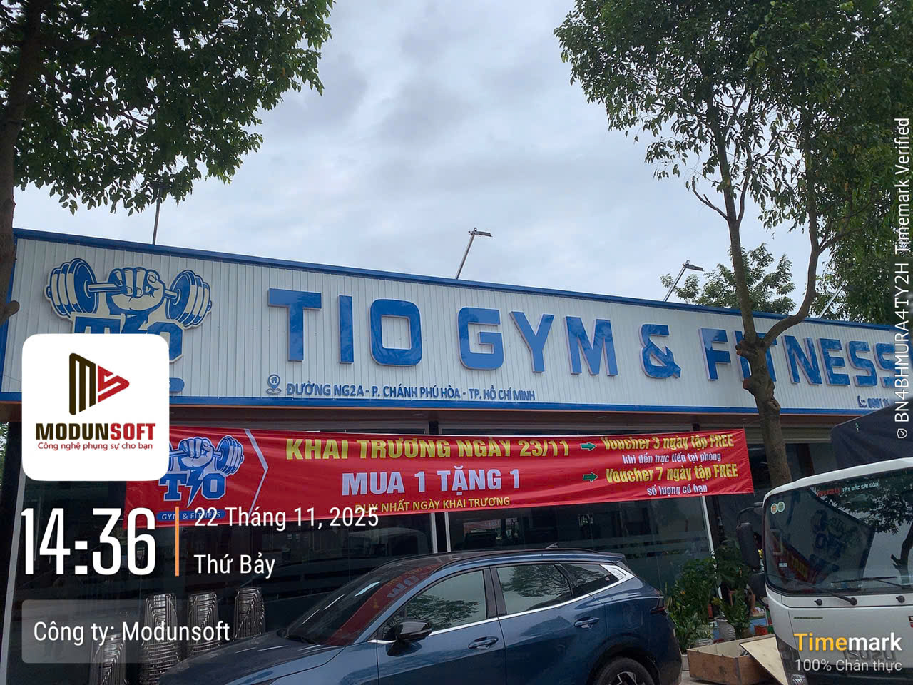 TRIỂN KHAI PHẦN MỀM QUẢN LÝ GYM MODUN CHO TIO GYM & FITNESS