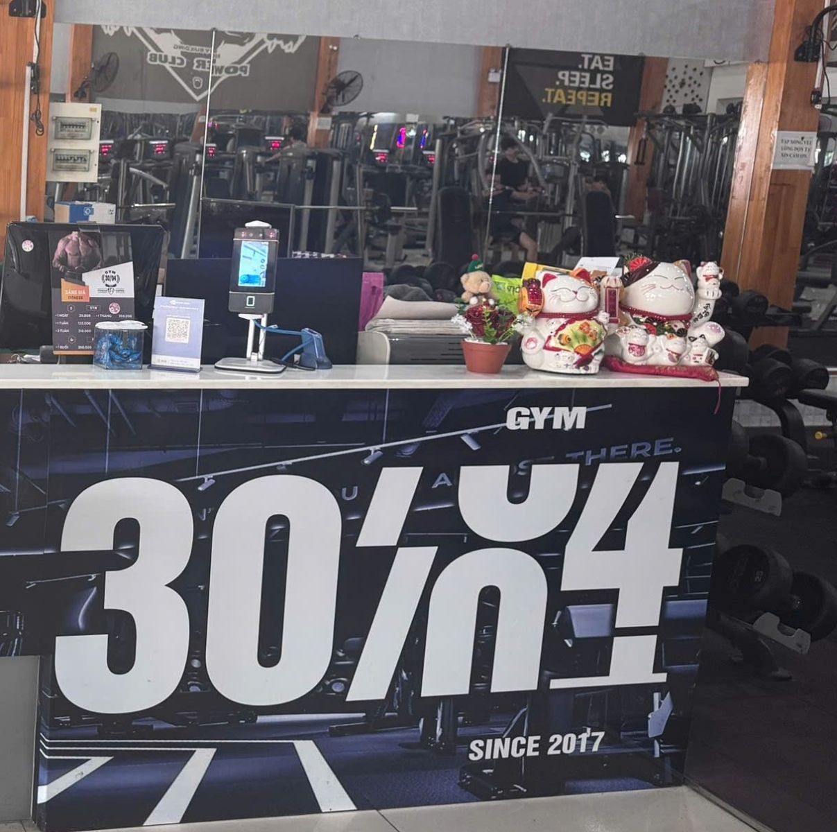 Modun triển khai phần mềm quản lý gym ModunGym, Máy chấm công checkin Face Id và app hội viên, cho phòng tập Gym 30/4 tại TP. Rạch Giá, Kiên Giang.