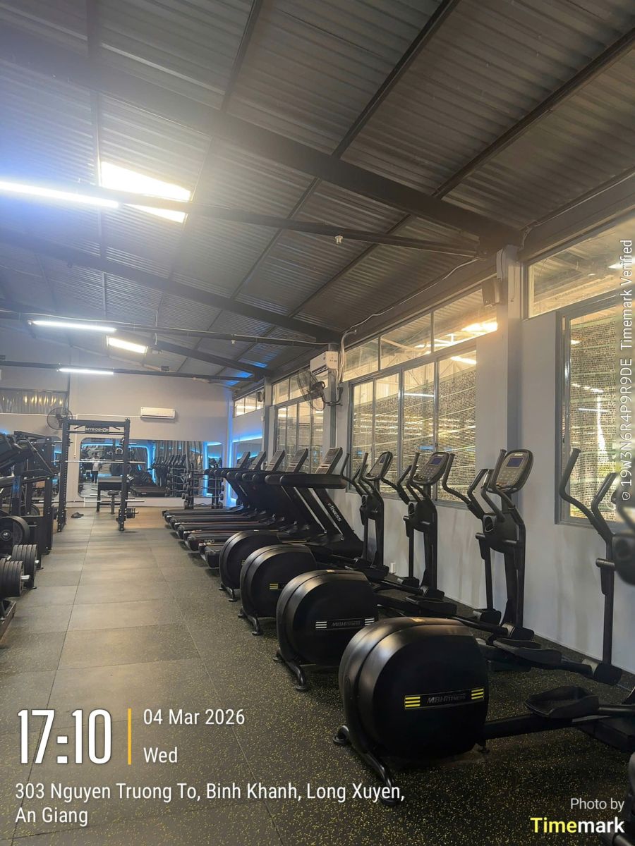 GO GYM 2 phòng tập Bình Khánh, triển khai phần mềm quản lý gym Modun kết hợp máy chấm công Face ID, cửa khóa lực từ kiểm soát ra vào và app hội viên