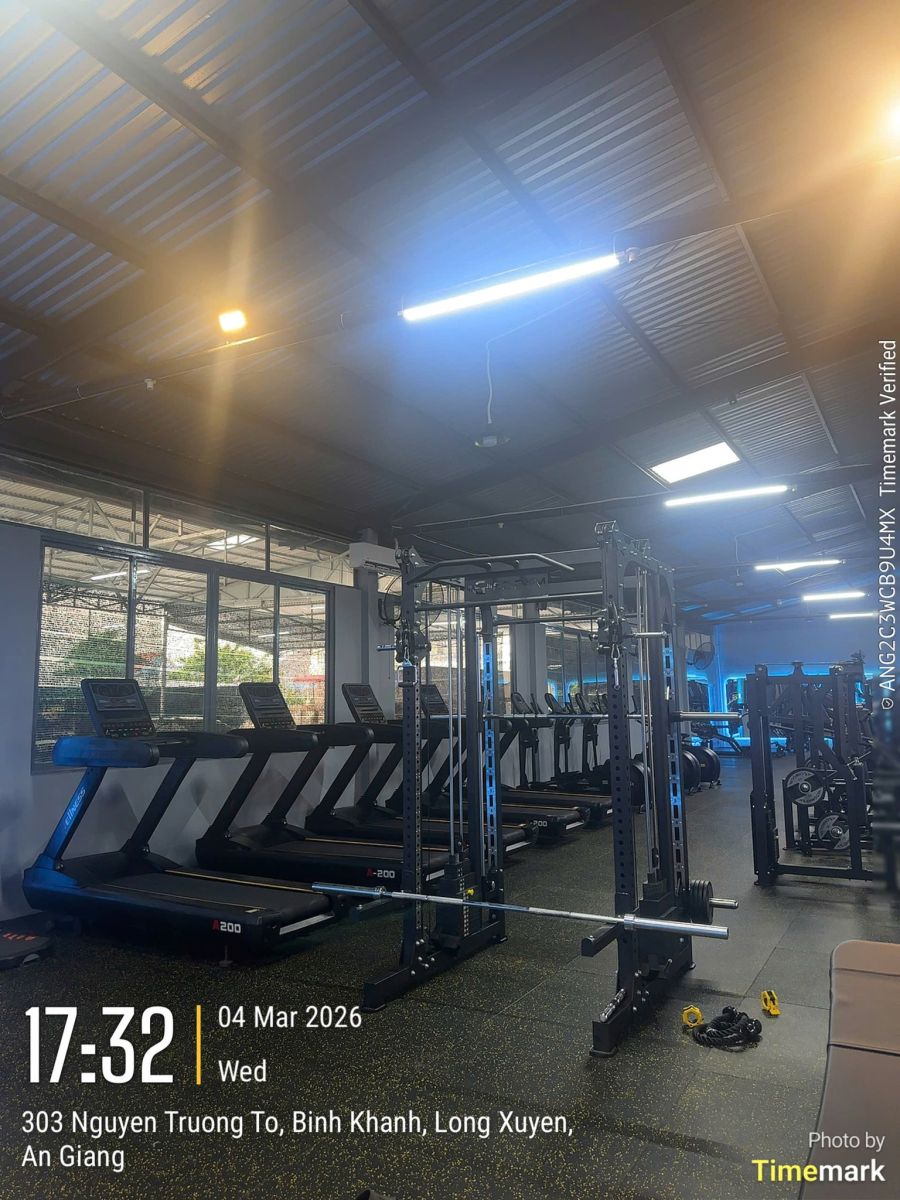 GO GYM 2 phòng tập Bình Khánh, triển khai phần mềm quản lý gym Modun kết hợp máy chấm công Face ID, cửa khóa lực từ kiểm soát ra vào và app hội viên