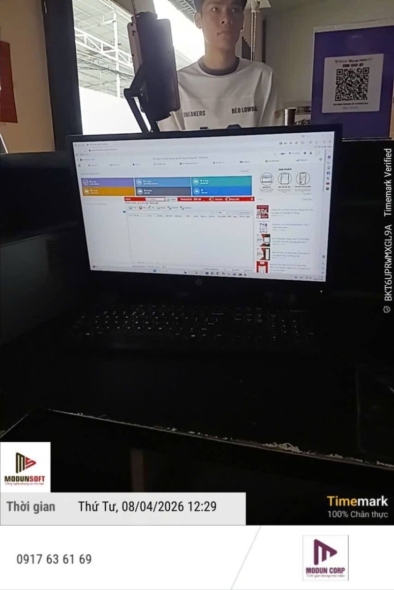 AT FITNESS phòng tập tọa lạc tại Đồng Nai, vừa chính thức triển khai phần mềm quản lý phòng gym ModunGym kết hợp máy chấm công Face ID và app hội viên