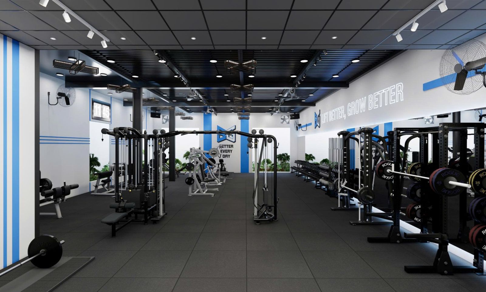 BETTER GYM CHI NHÁNH 2 phòng tập tọa lạc tại Q.Gò Vấp, TP.HCM, vừa chính thức triển khai phần mềm quản lý phòng gym ModunGym kết hợp máy chấm công Face Id, cửa khóa từ kiểm soát ra vào và app hội viên