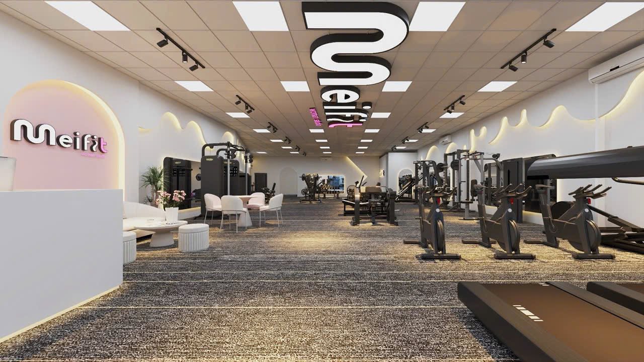 MEIFIT WOMAN STUDIO phòng tập gym tại Tp.Cần Thơ, vừa chính thức triển khai phần mềm quản lý phòng gym ModunGym kết hợp máy chấm công face id và app hội viên
