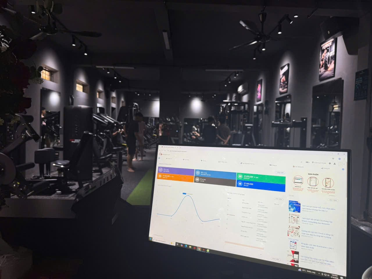 SEVEN PRIVATE GYM phòng tập tại Hà Nội, vừa chính thức triển khai phần mềm quản lý phòng gym ModunGym kết hợp máy chấm công vân tay và app hội viên miễn phí