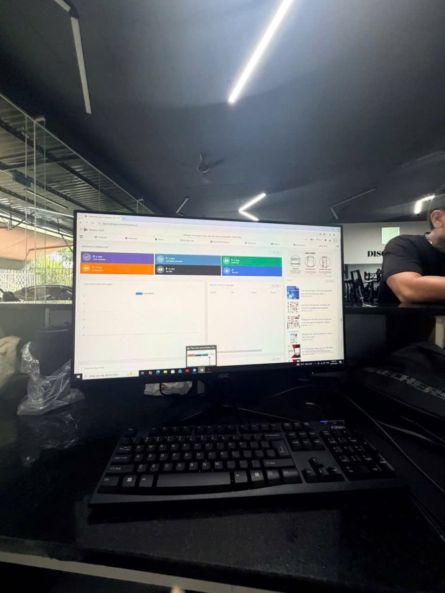 Khám phá trải nghiệm tập luyện thời đại số tại 84 Fitness Vĩnh Long. Số hóa 100% với phần mềm Modun: Check-in Face ID, hợp đồng điện tử, bảo lưu online thần tốc.