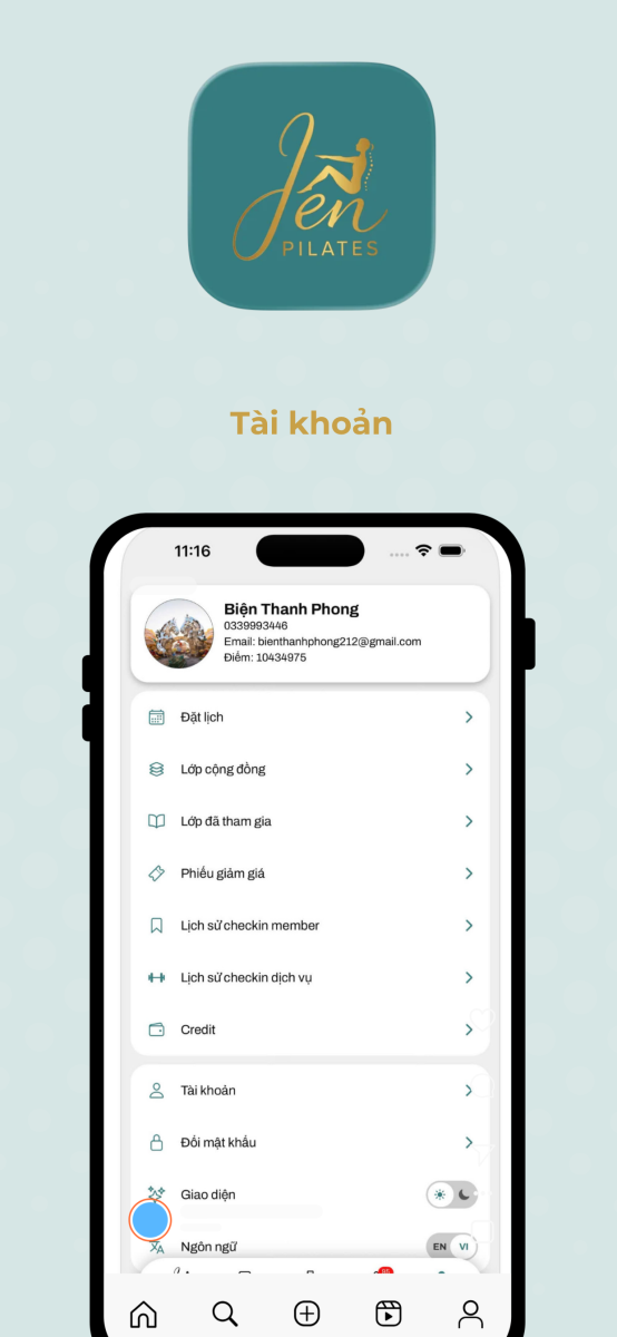 Modun tự hào là đơn vị phát triển hệ sinh thái quản lý phòng pilates toàn diện. Mới đây, chúng tôi đã hợp tác cùng Jen Pilates để xây dựng và triển khai App Hội viên Loyalty dành riêng cho khách hàng của phòng tập.