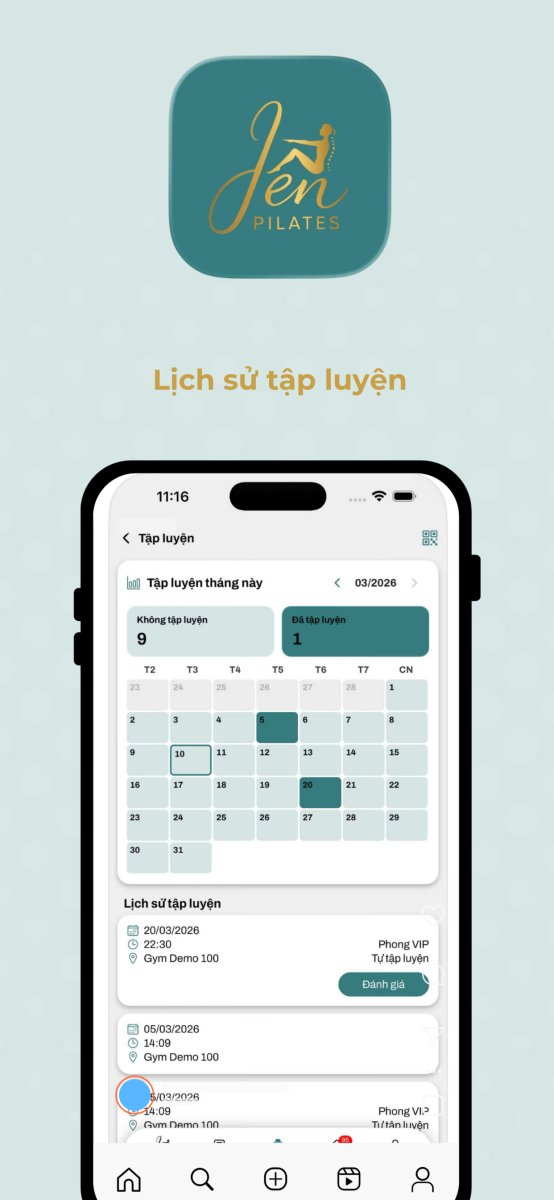 Modun tự hào là đơn vị phát triển hệ sinh thái quản lý phòng pilates toàn diện. Mới đây, chúng tôi đã hợp tác cùng Jen Pilates để xây dựng và triển khai App Hội viên Loyalty dành riêng cho khách hàng của phòng tập.