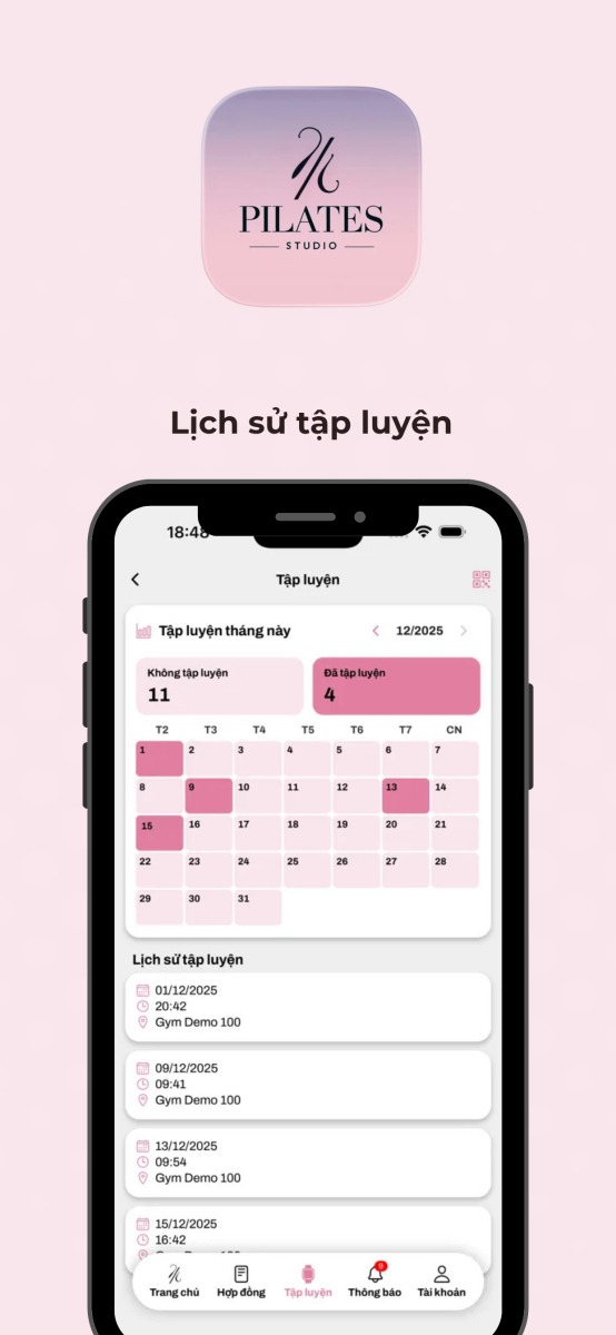 Modun tự hào là đơn vị phát triển hệ sinh thái quản lý phòng pilates toàn diện. Mới đây, chúng tôi đã cùng Percent Pilates để xây dựng và triển khai App Hội viên Loyalty