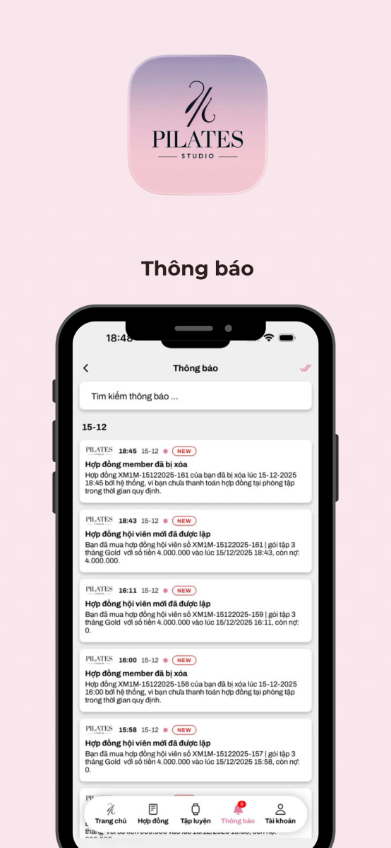 Modun tự hào là đơn vị phát triển hệ sinh thái quản lý phòng pilates toàn diện. Mới đây, chúng tôi đã cùng Percent Pilates để xây dựng và triển khai App Hội viên Loyalty