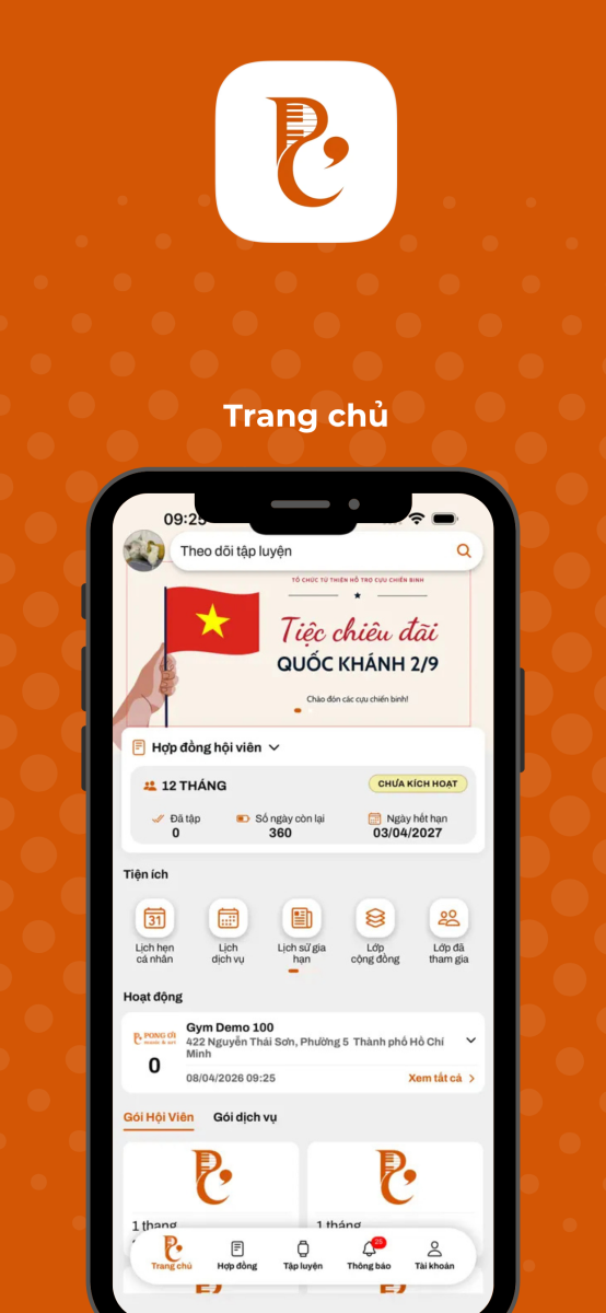Phát Triển App Hội Viên Thương Hiệu Riêng Cho Pong Ơi Music Tại TP.HCM & Cần Thơ