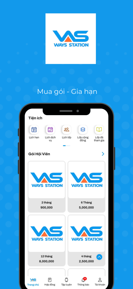 Modun tự hào là đơn vị phát triển hệ sinh thái quản lý phòng gym toàn diện. Mới đây, chúng tôi đã cùng WaysStation Gym để xây dựng và triển khai App Hội viên Loyalty