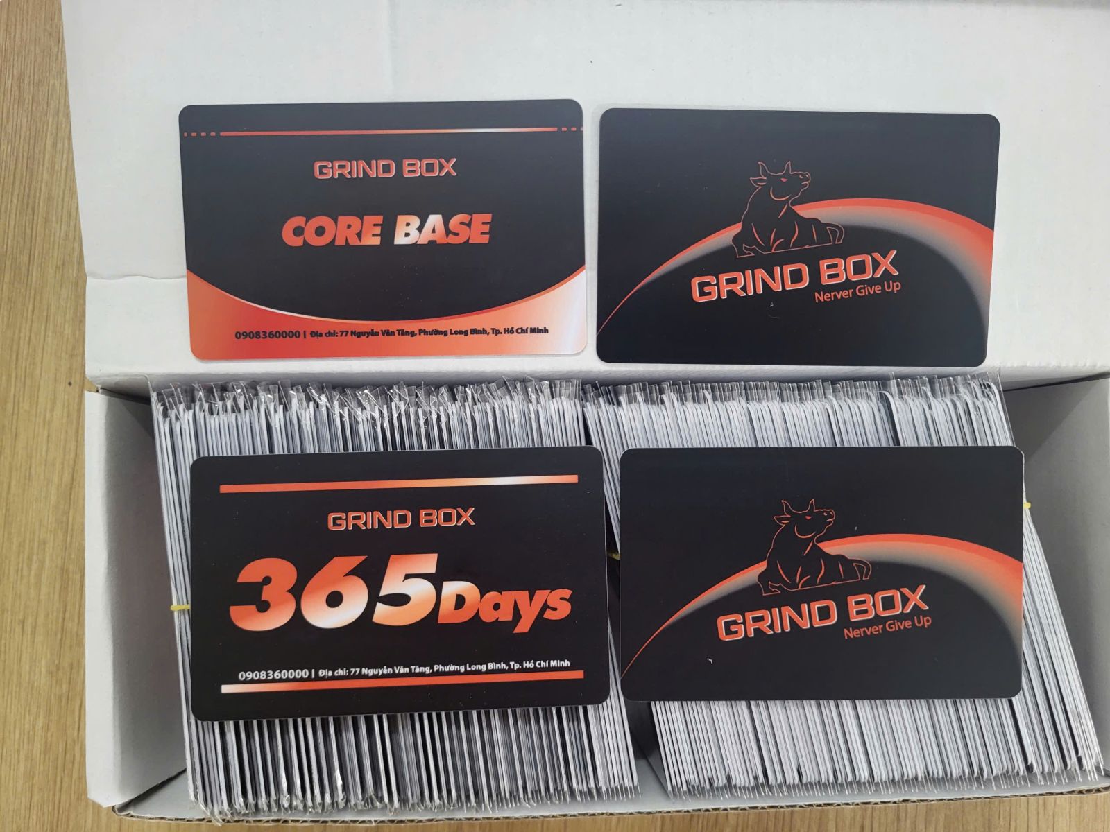 Modun triển khai phần mềm quản lý gym Modun, Máy chấm công Face Id, thẻ hội viên RFID và app hội viên, cho phòng tập GrindBox tại TP.Hồ Chí Minh.