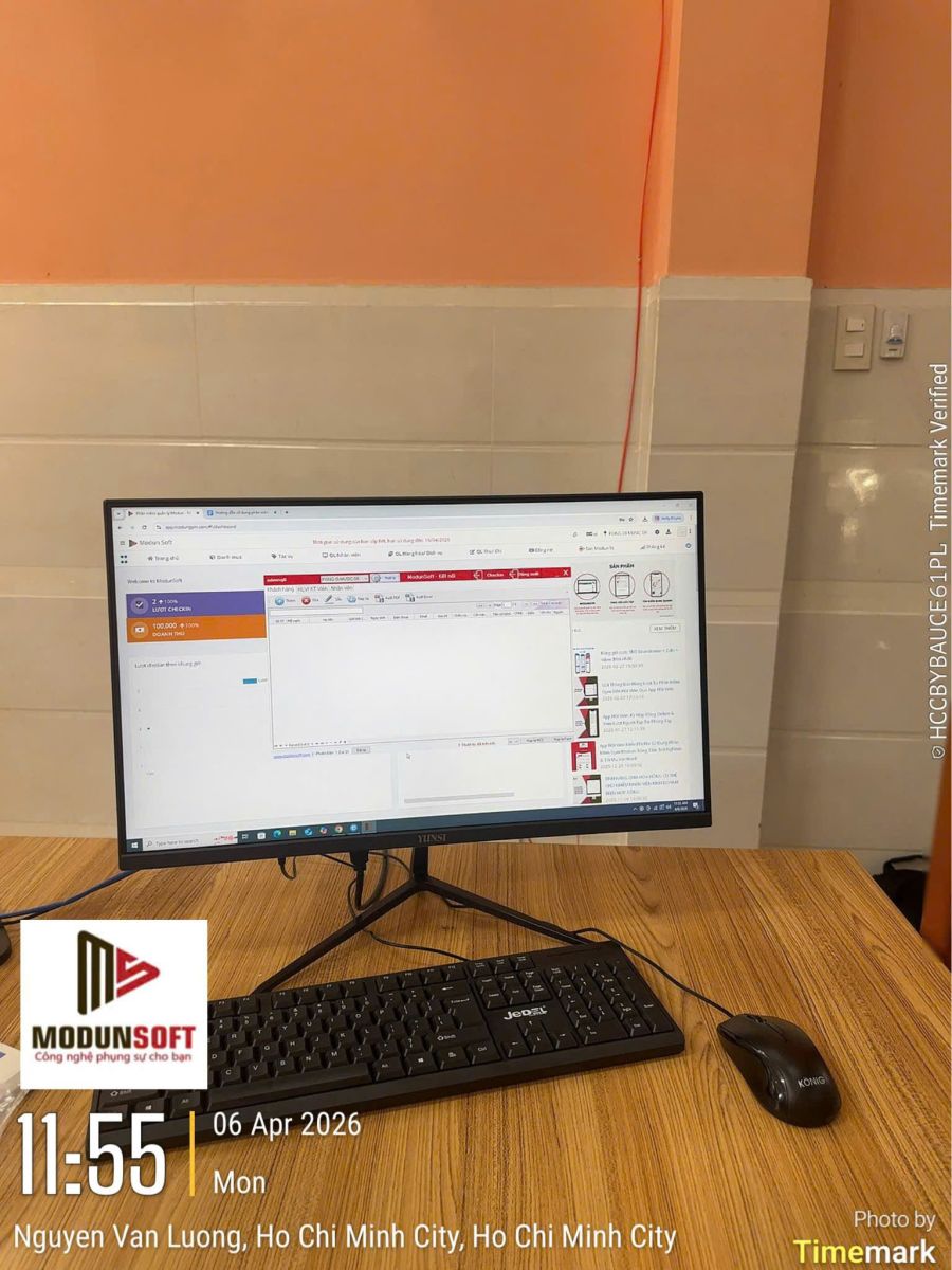 PONG ƠI MUSIC trung tâm dạy piano có 7 chi nhánh tại Tp.HCM và 1 chi nhánh tại Cần Thơ, vừa triển khai phần mềm quản lý trung tâm Modun kết hợp máy chấm công Face ID và app hội viên