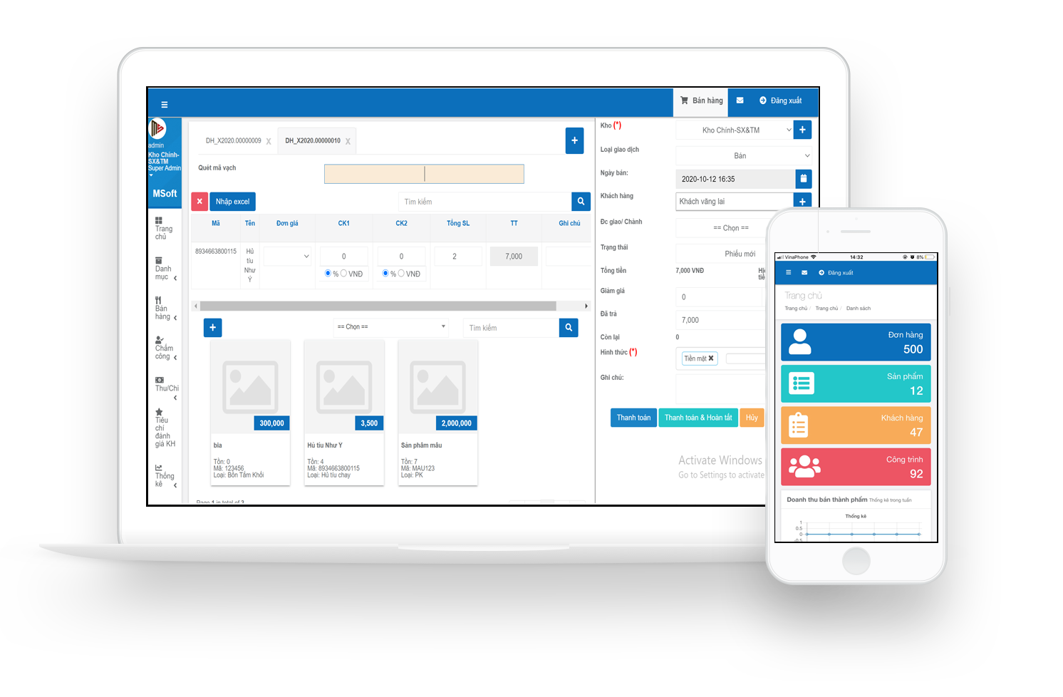 PHẦN MỀM QUẢN LÝ BÁN HÀNG